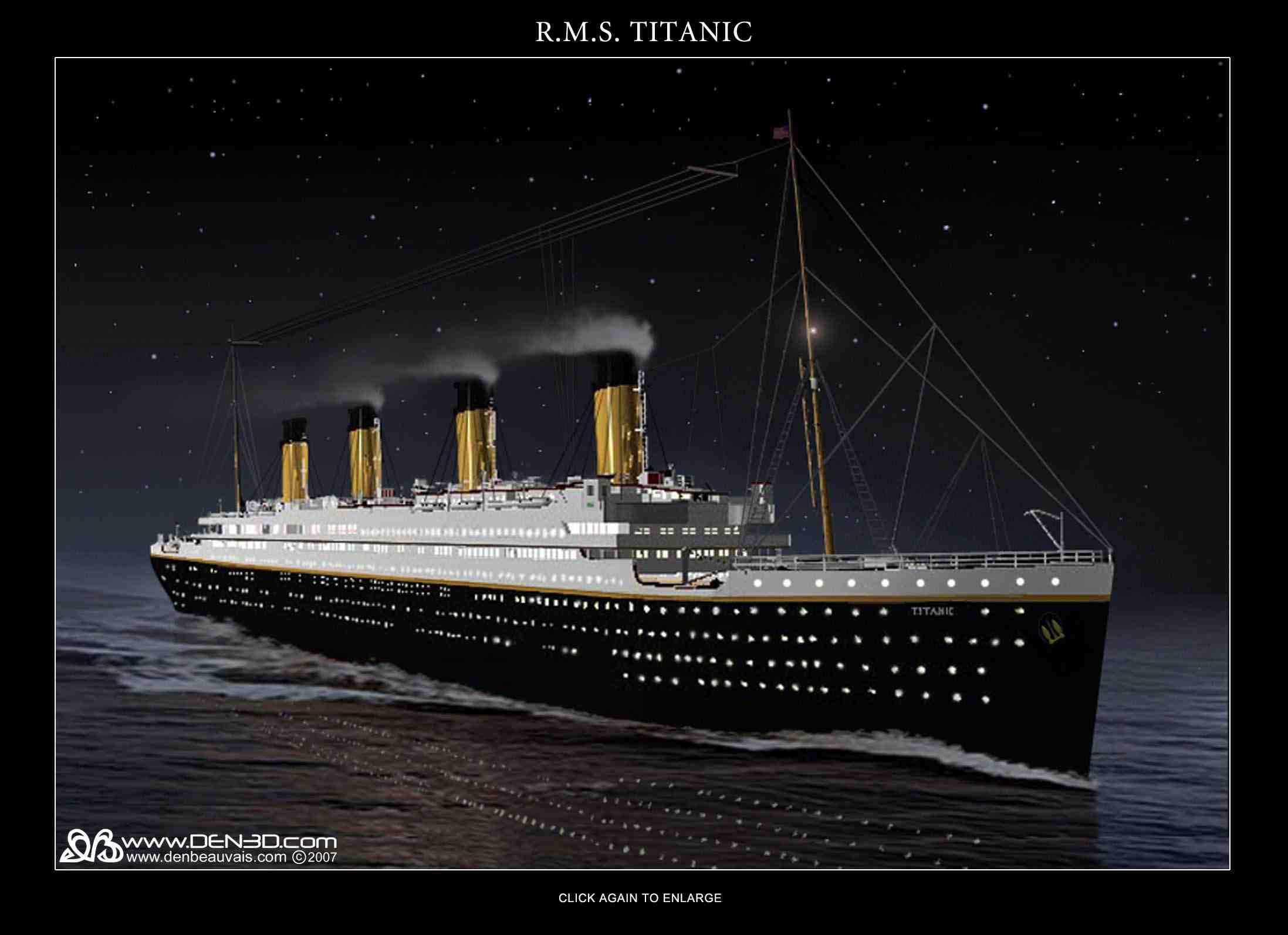 image For > Titanic Sinking Wallpaper