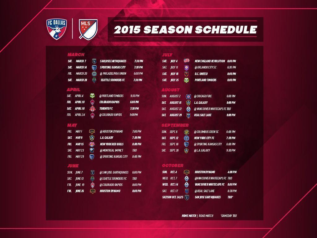 FC Dallas schedule analysis & desktop wallpaper