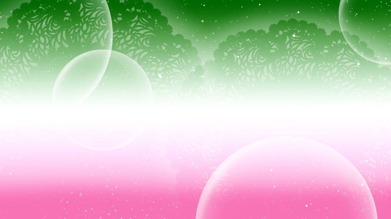 Pink and Green Lace Background