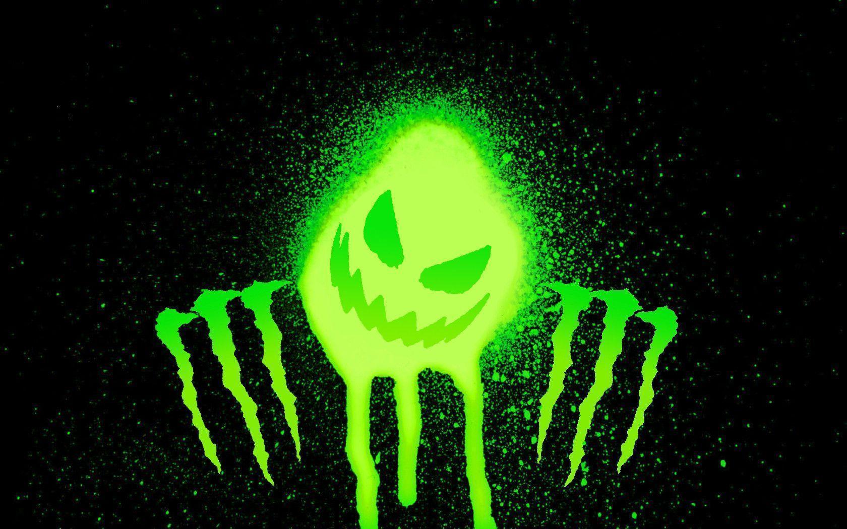 Monster Energy Splatter Scratch Green wallpapers #