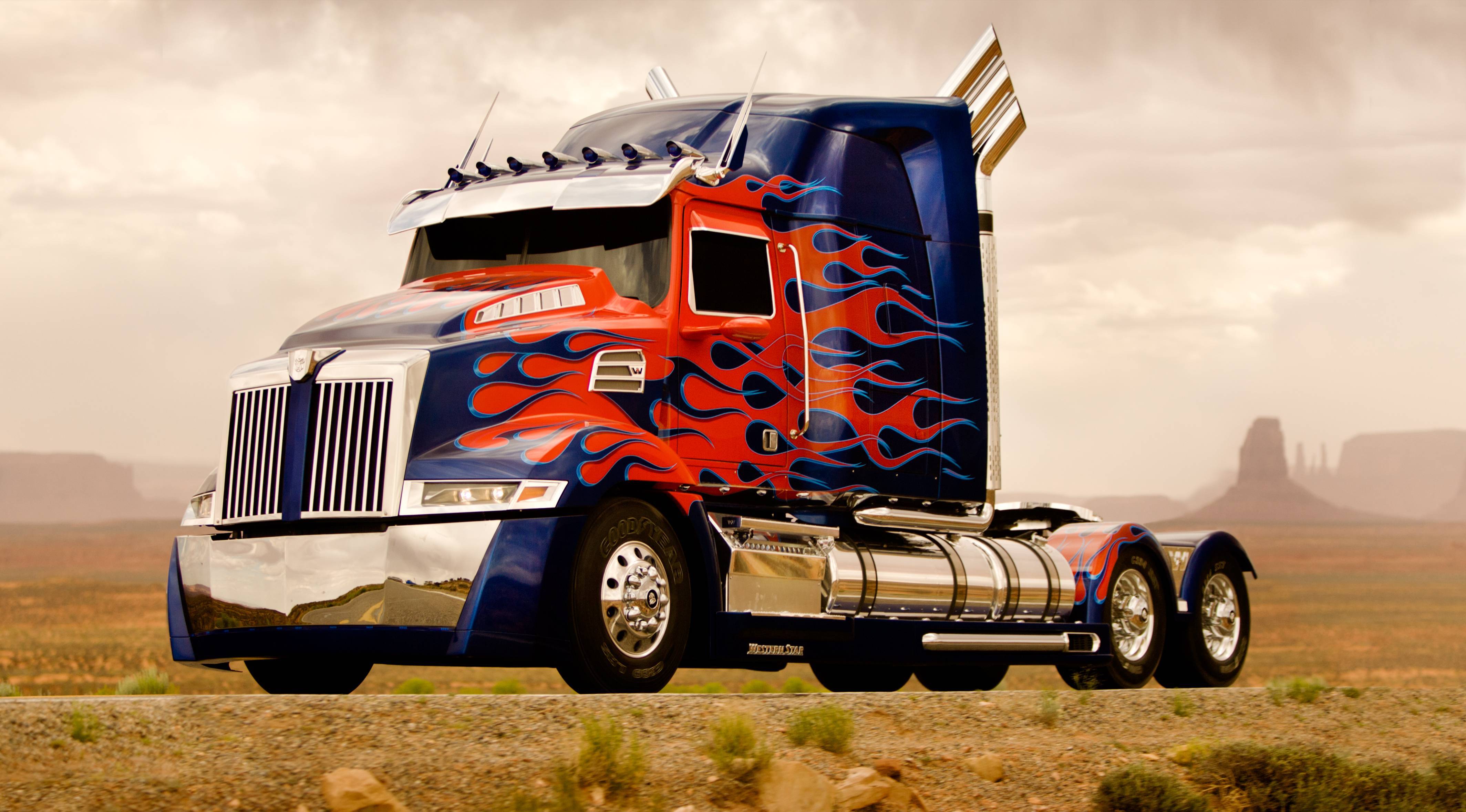 transformers 5 optimus prime truck