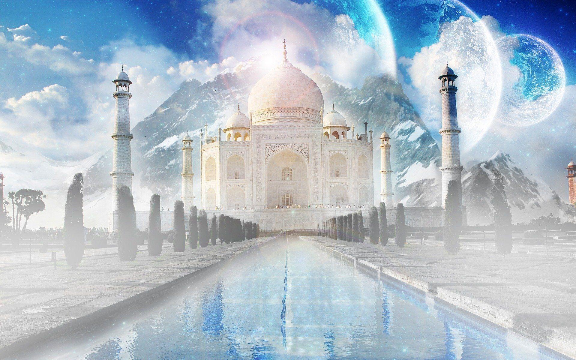 Taj Mahal HD Wallpaper For Background 1343 Label: background