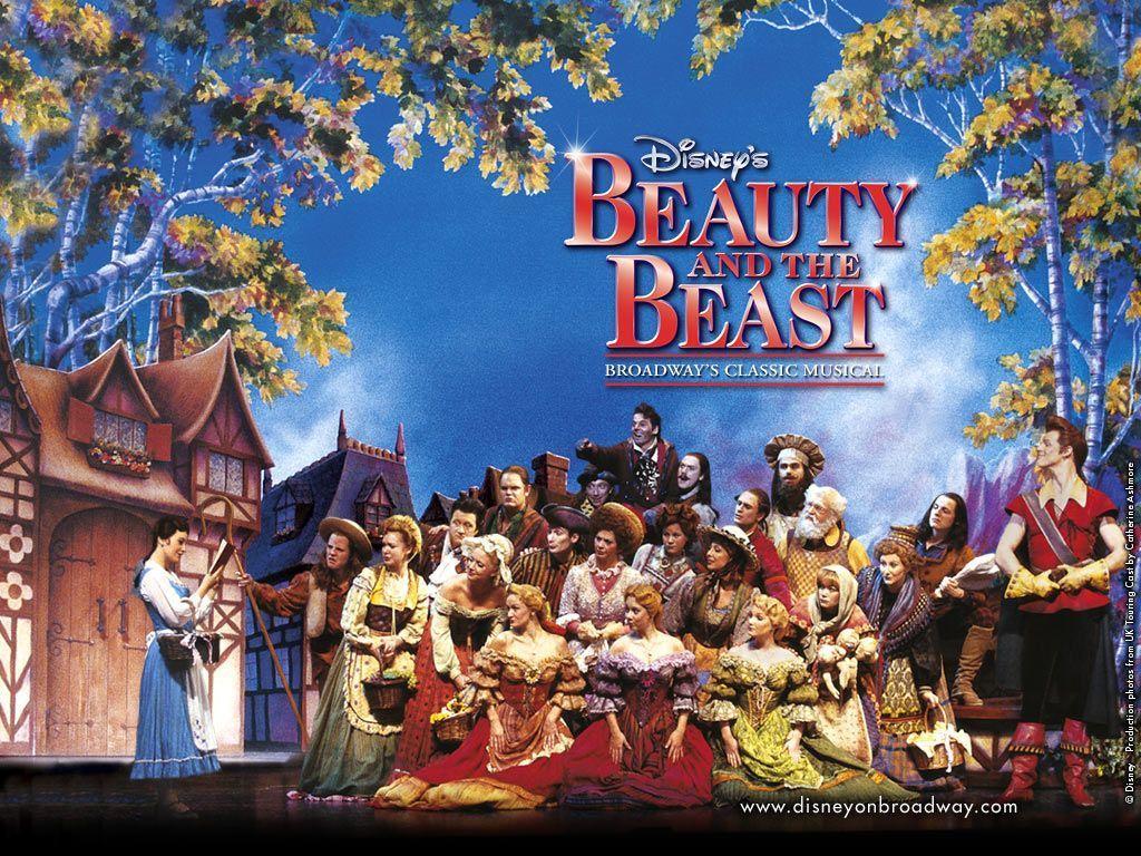 Beauty and The Beast on Broadway and the Beast Wallpaper