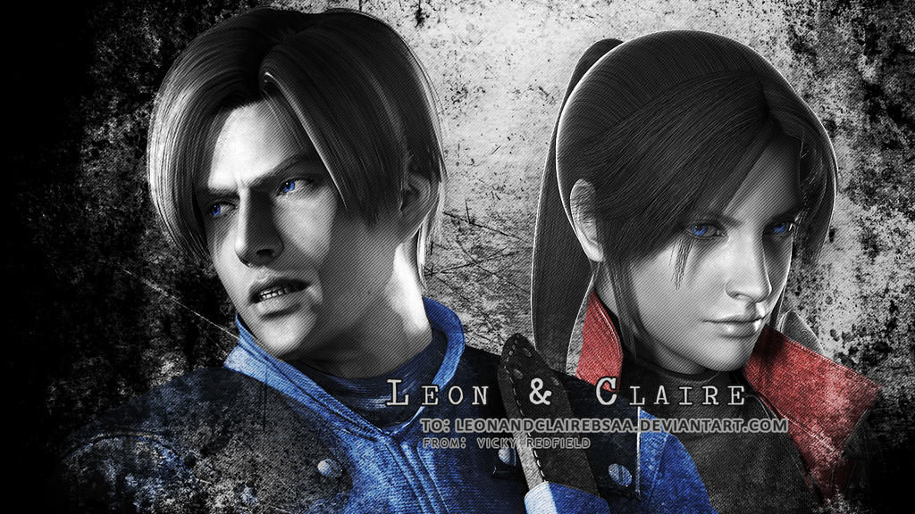 Leon S. Kennedy N Claire Redfield Wallpaper By Vicky Redfield