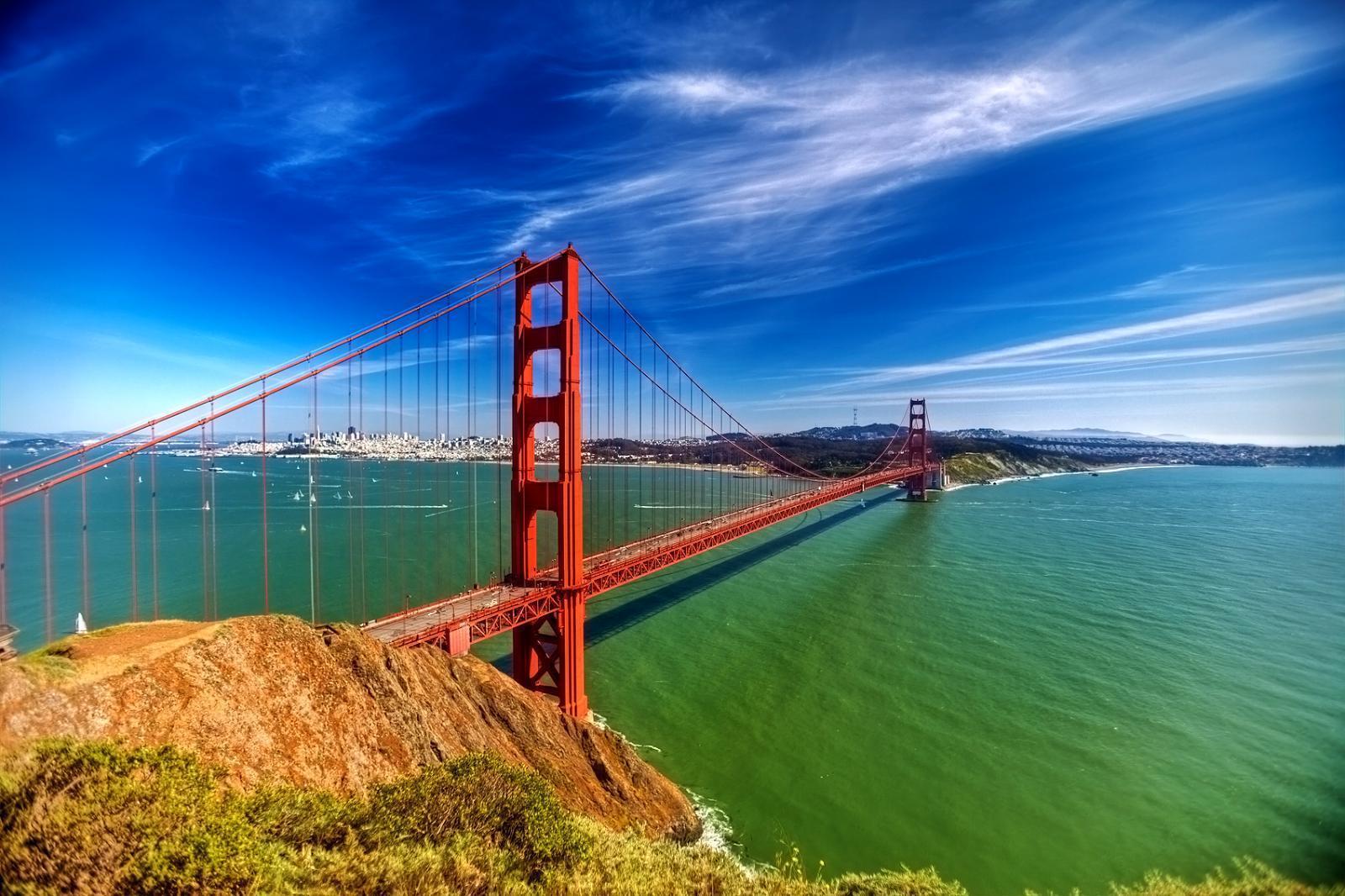 Golden Gate Bridge wallpaper. The Long Goodbye