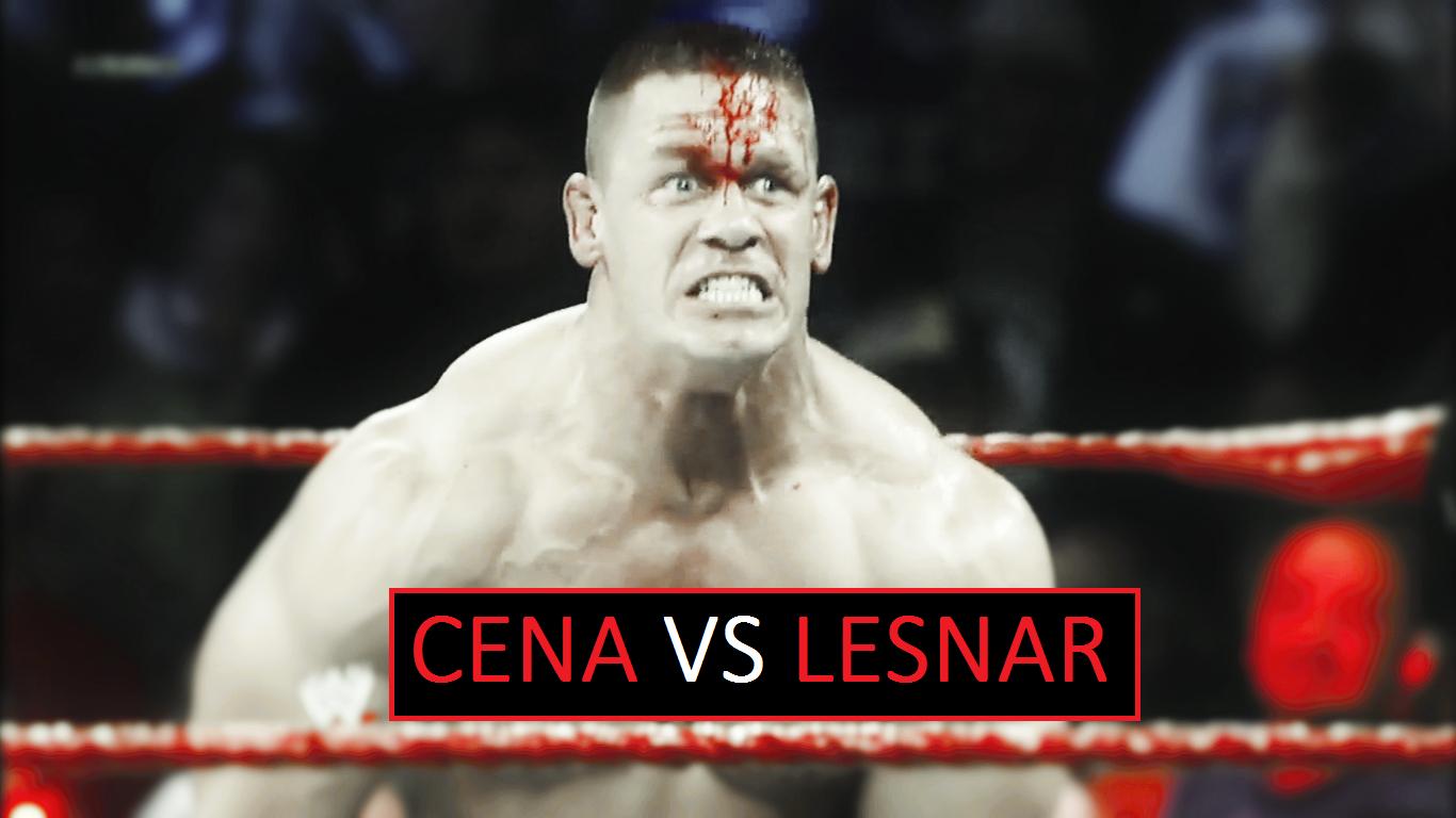 The Work of Wrestling: JOHN CENA VS BROCK LESNAR: EXTREME RULES