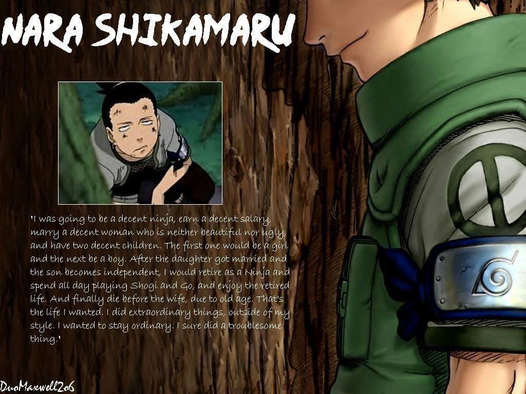 image For > Naruto Shippuden Shikamaru Wallpaper