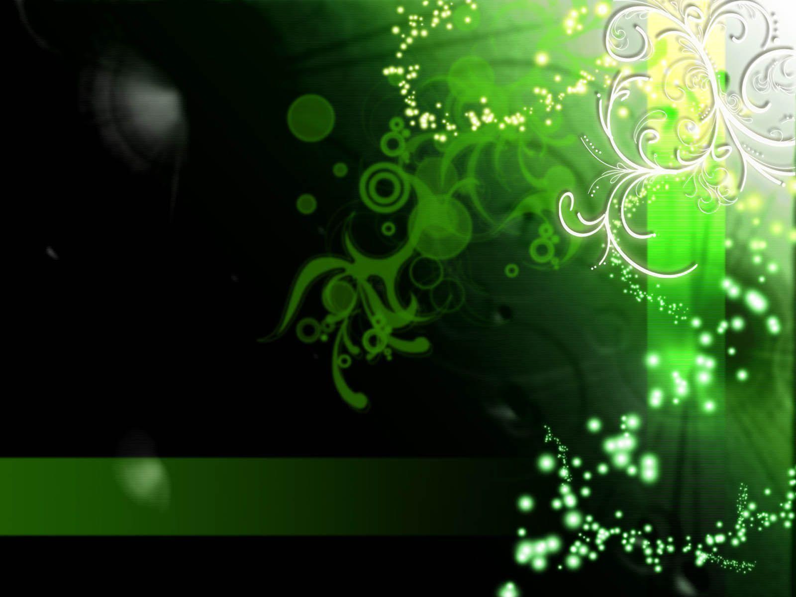 Abstract Green Wallpaper Background