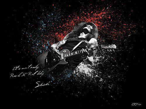 Slash Guitar Wallpaper 87011
