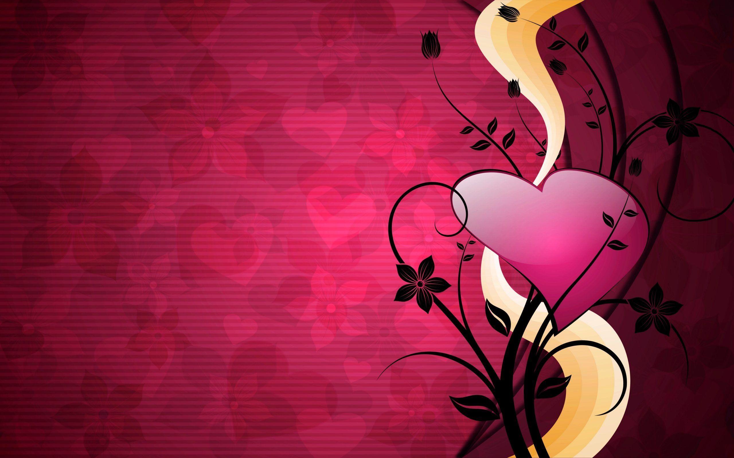 image For > Pink Love Background
