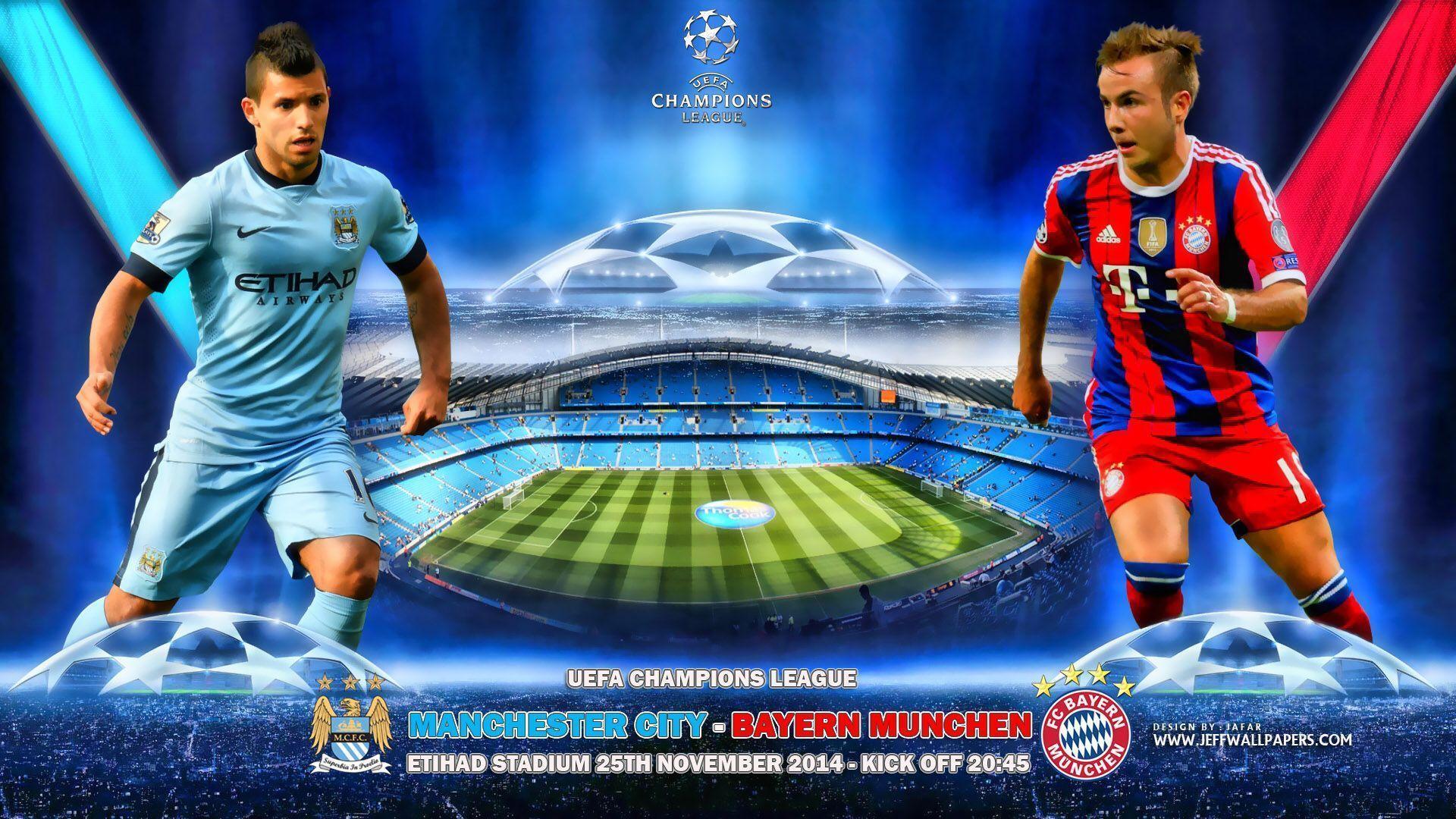 Manchester City Vs Bayern Munchen 2014 2015 UCL Wallpaper Wide Or