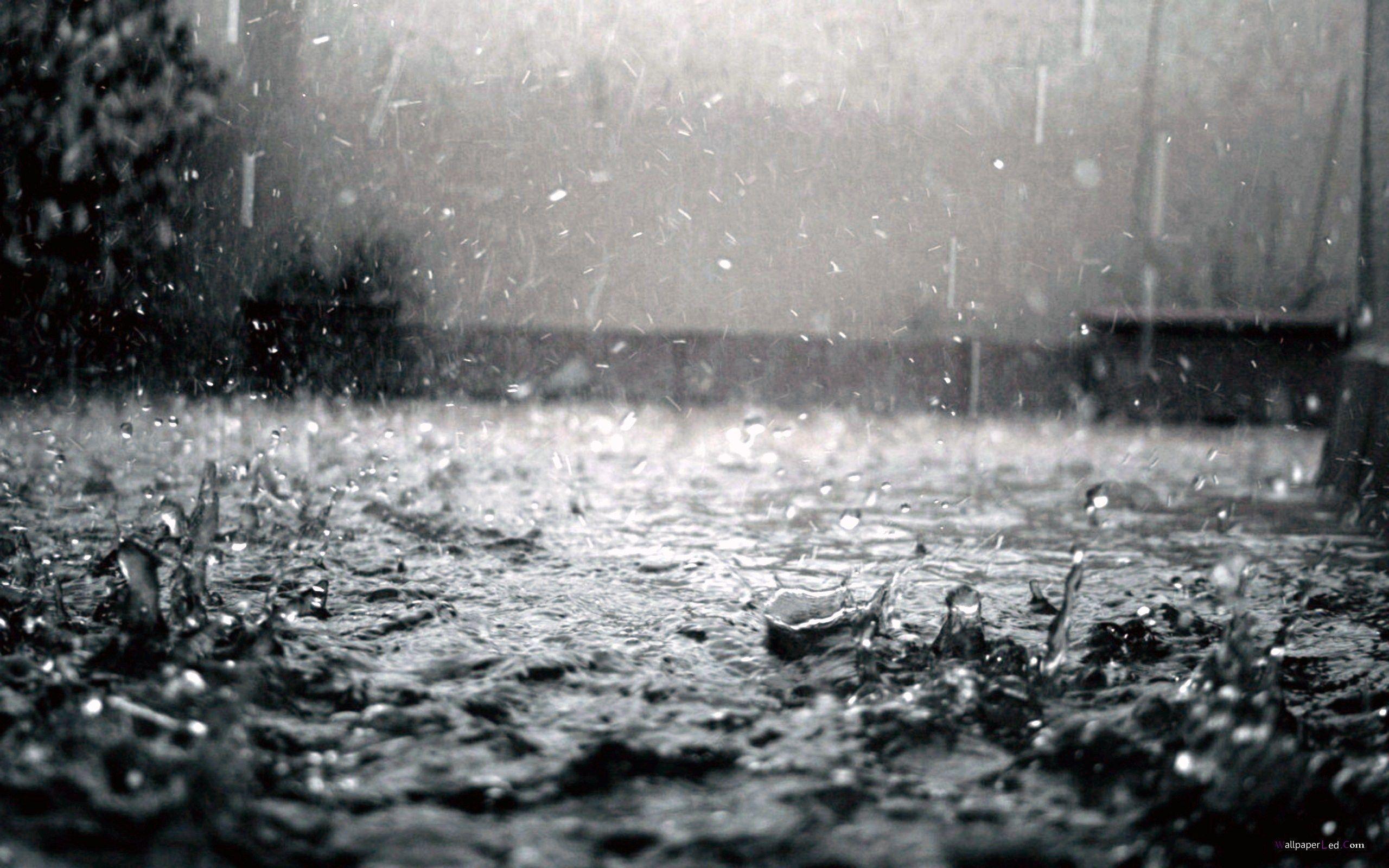 HD Rain Background Wallpaper