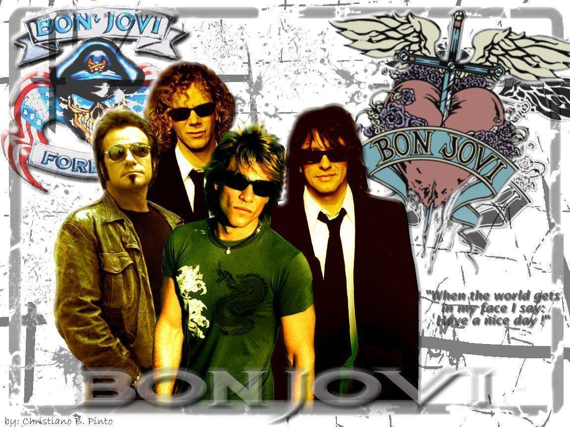 Bon Jovi HD background. Bon Jovi wallpaper