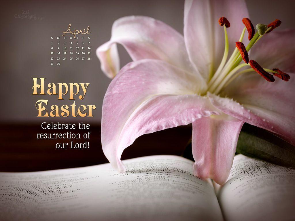 April 2012 Easter Desktop Calendar- Free Monthly Calendars
