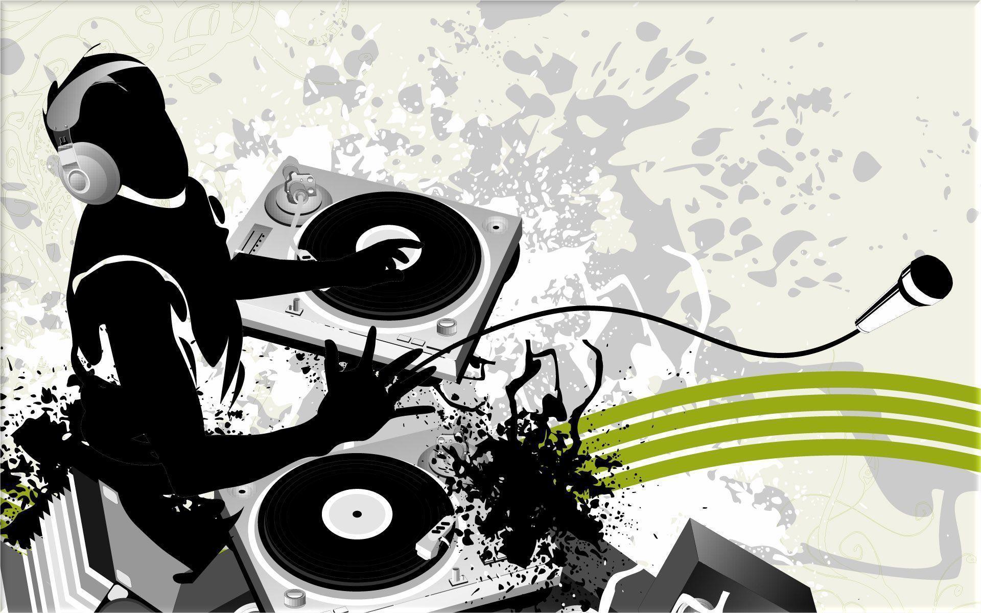 Wallpaper Desktop Music DJ. Backgroundfox