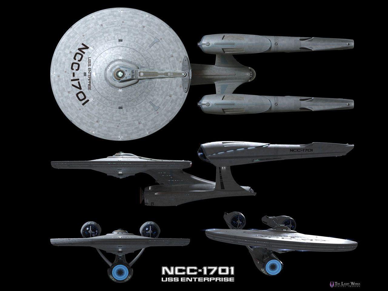 Star Trek 3D Model USS Enterprise NCC free Star Trek computer