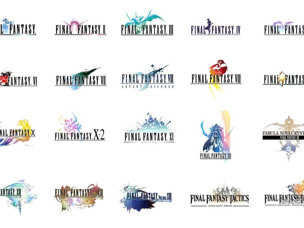 Logos For > Final Fantasy Logo Wallpaper