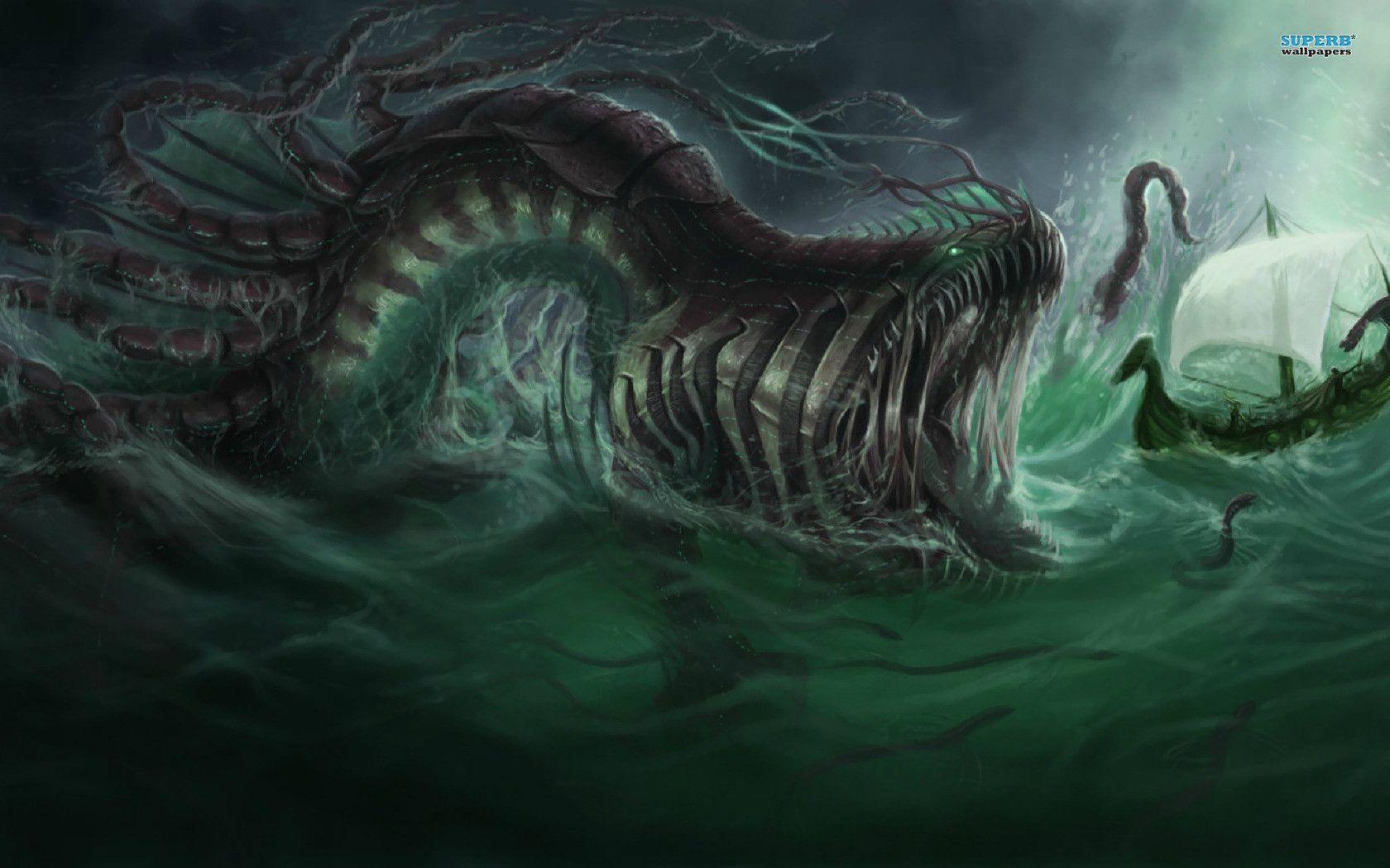 Sea Monster Wallpapers - Wallpaper Cave