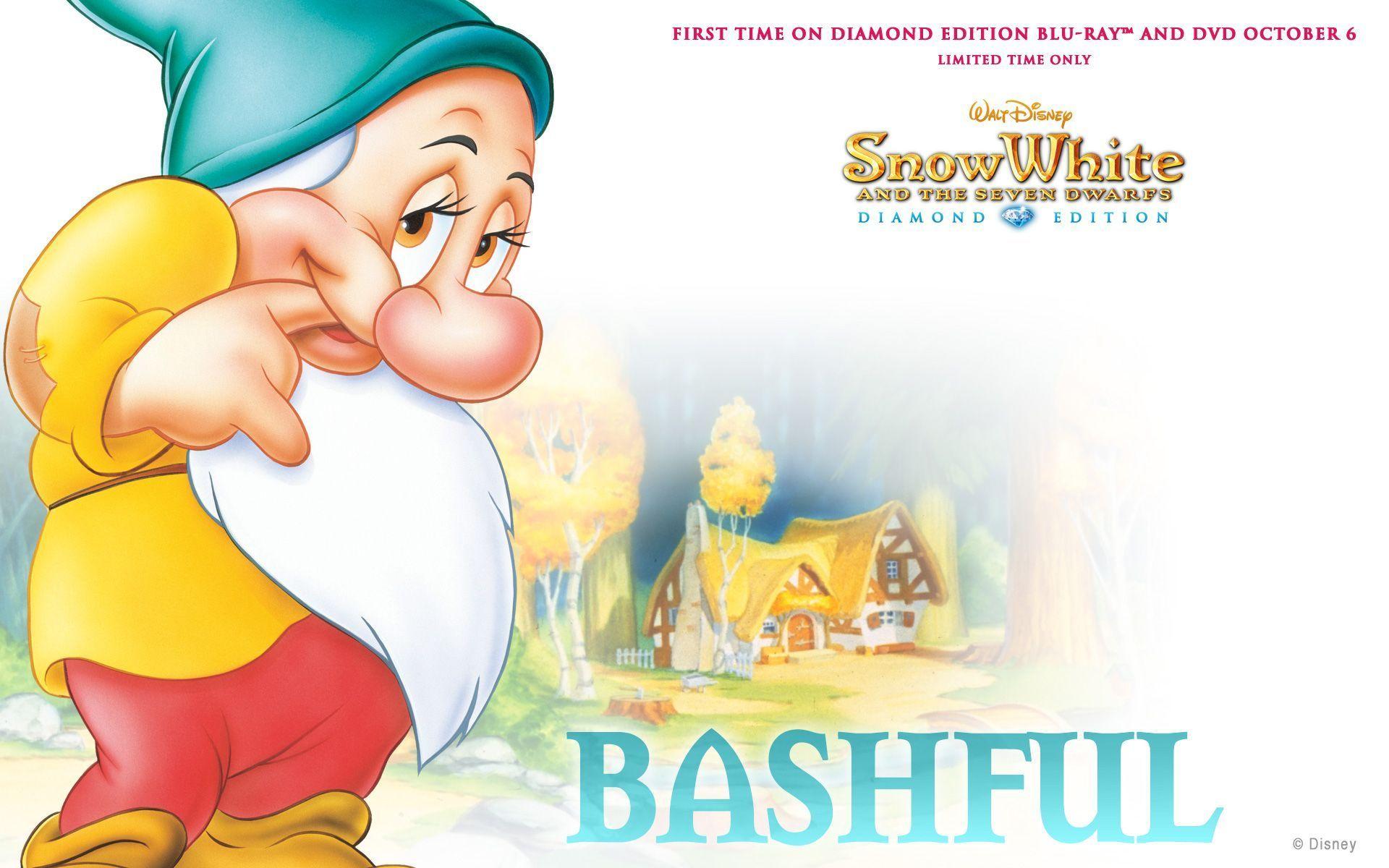 Bashful Snow White wallpaper