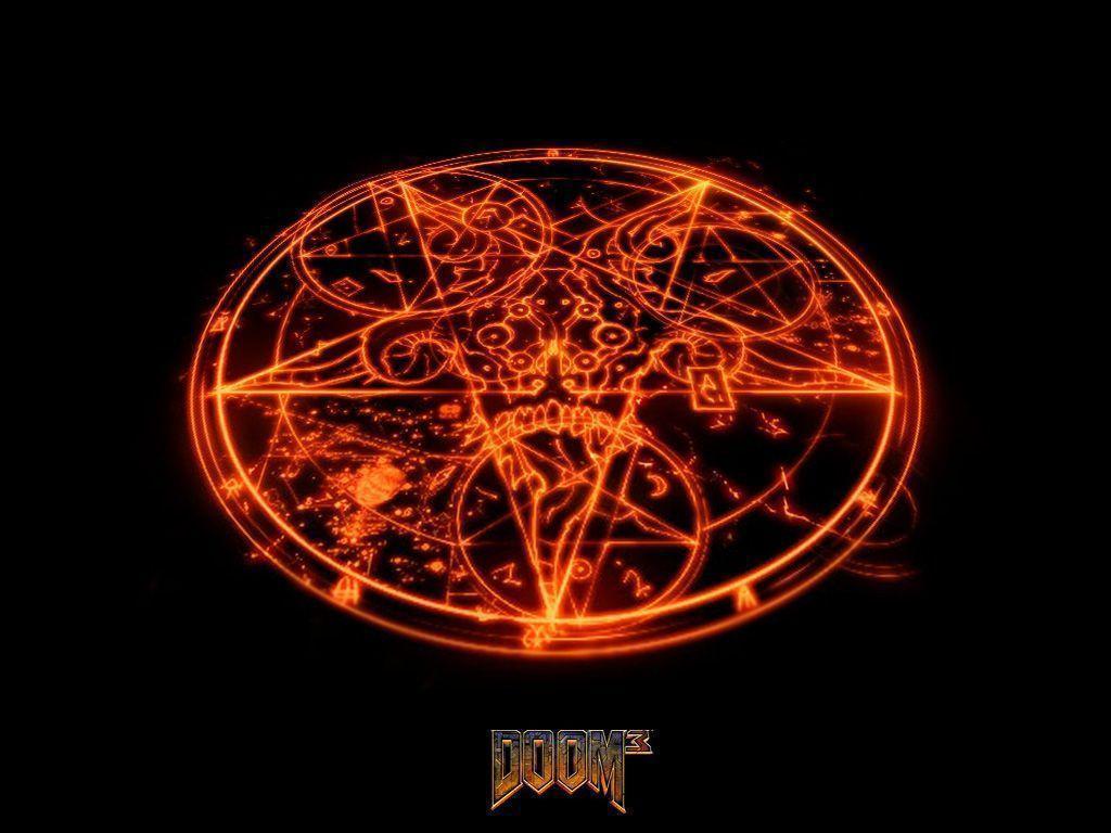 Doom 3 Pentagram Wallpaper