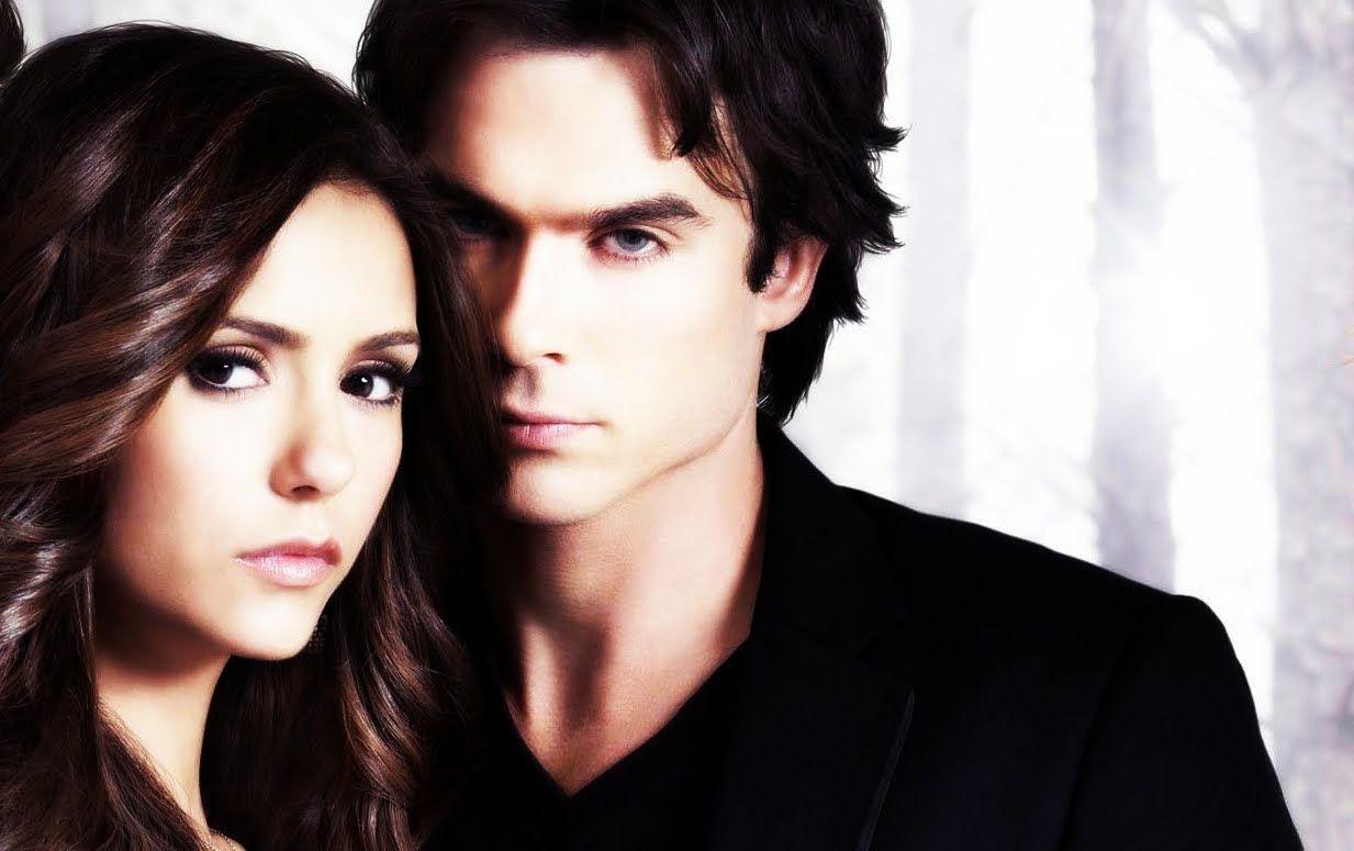 Vampire Diaries Wallpaper Damon And Elena