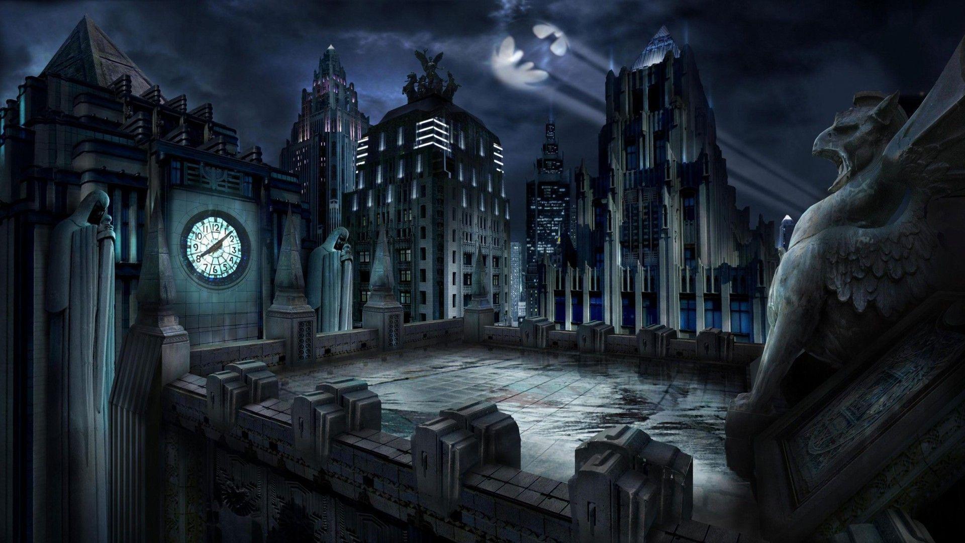 Gotham City The Dark Night Desktop Background 27072 Hi Resolution