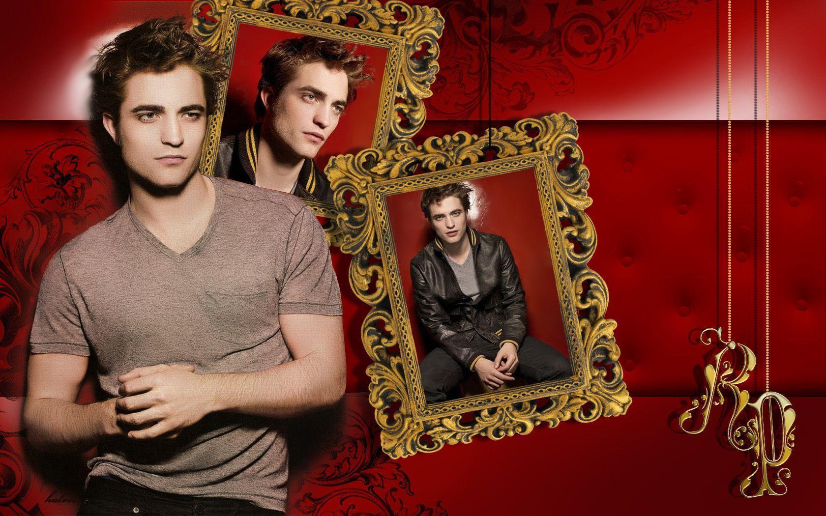 Red Glamour wallpaper Pattinson Wallpaper