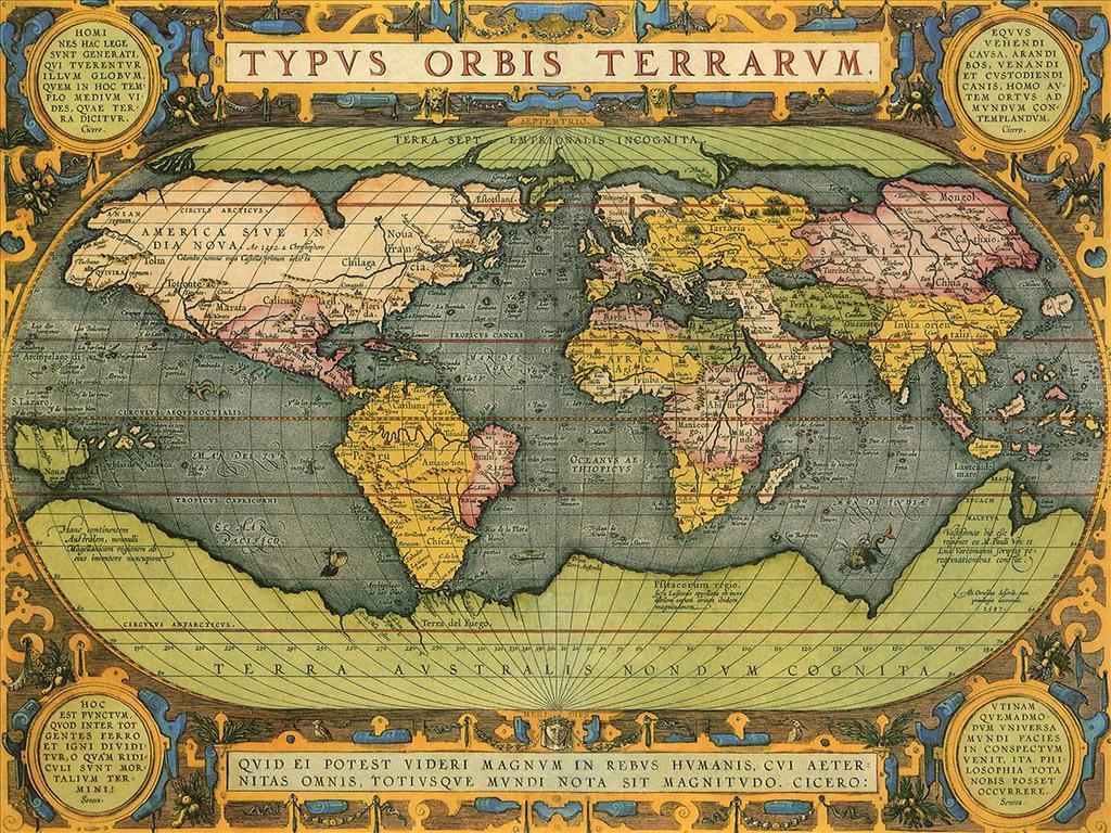 Vintage Maps Hd Wallpaper