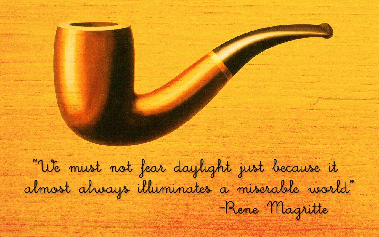 Rene Magritte Quote Art Wallpaper