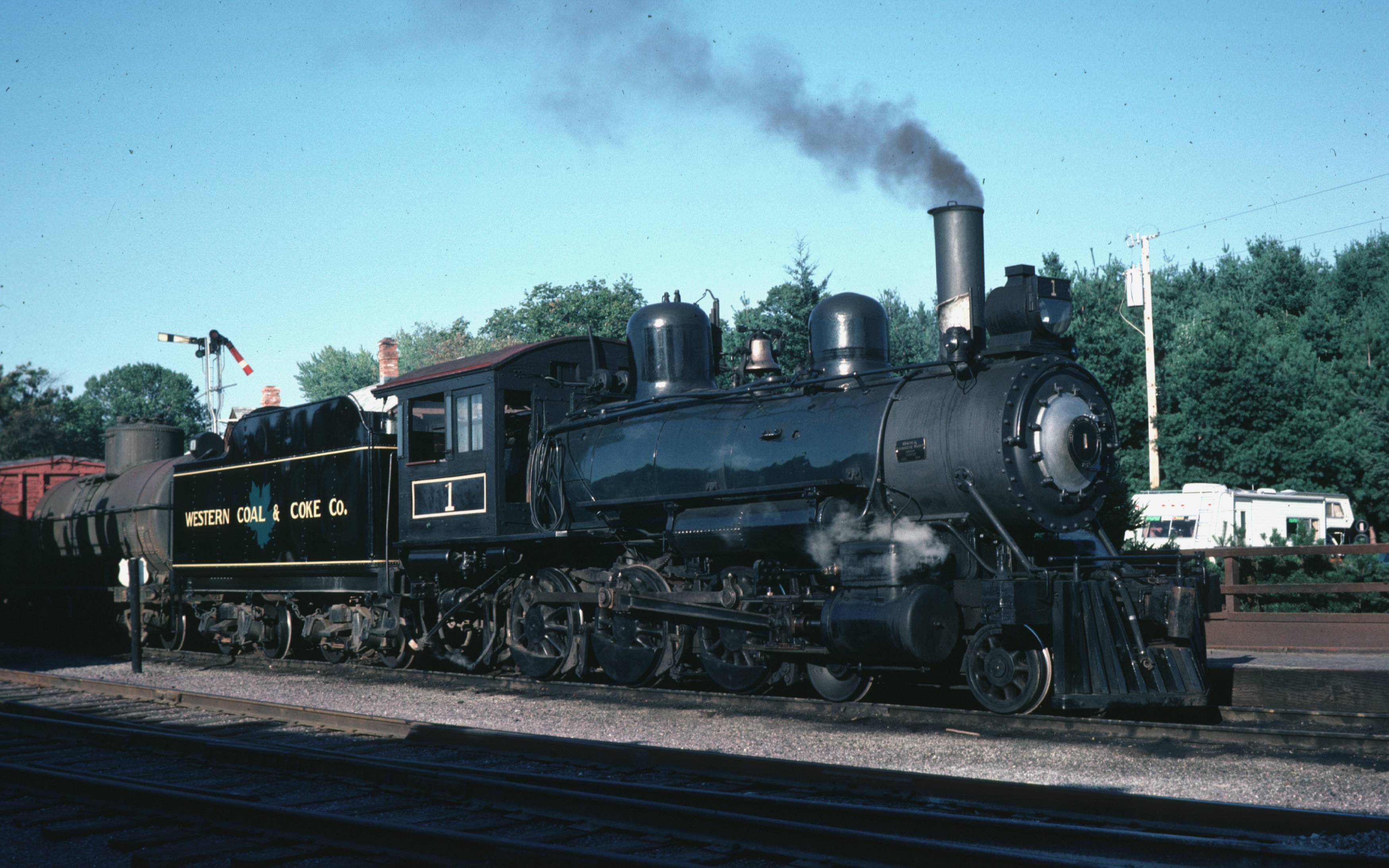 Steam Smoke Trains Engine Transportations Railroads Breast Desktop