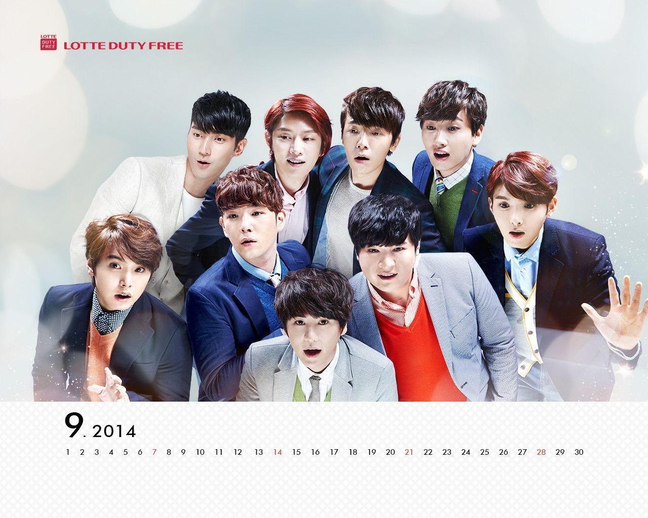 Lotte Duty Free Official September Wallpaper with Super