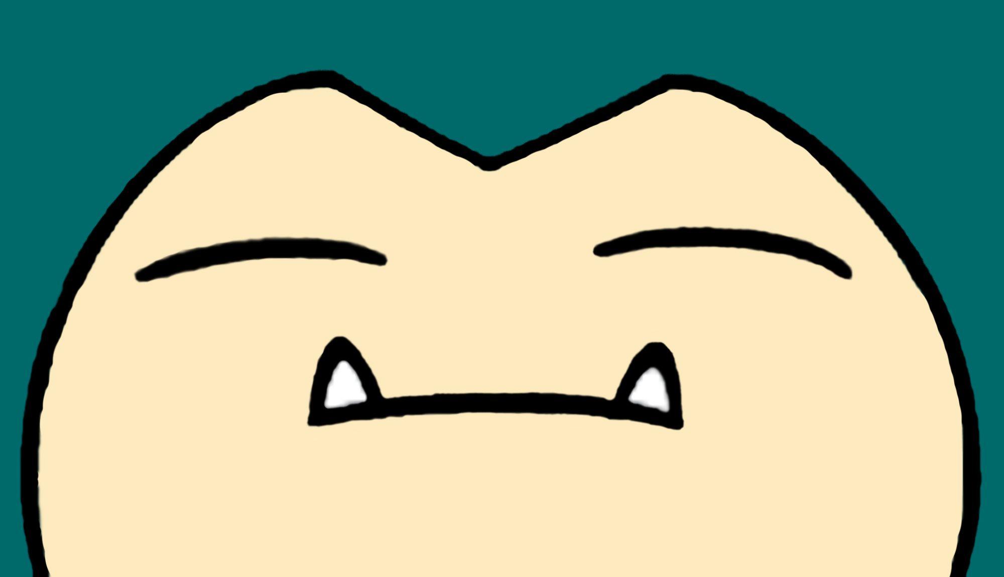 Snorlax Face Wallpaper