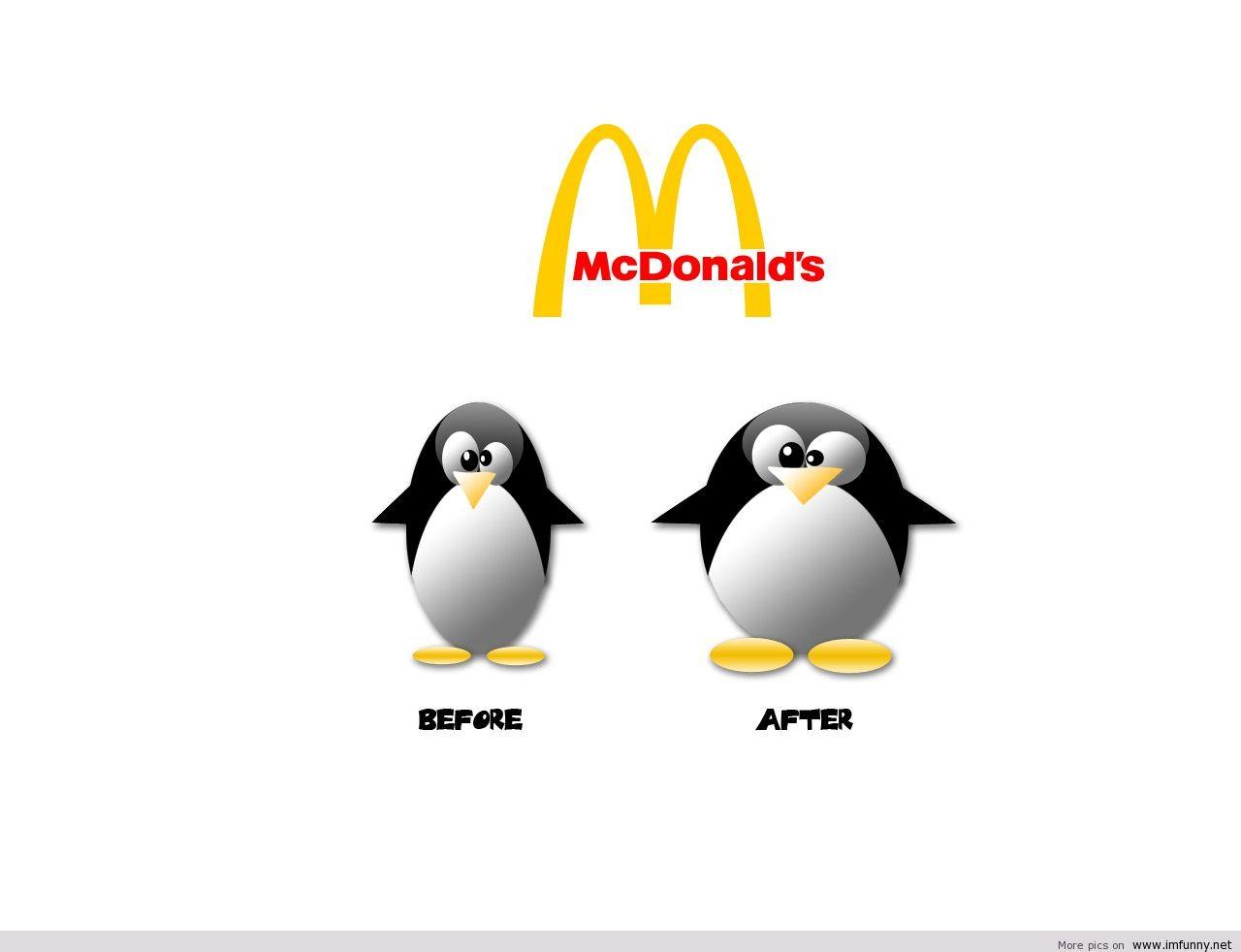 Wallpaper funny with Mc Donald's