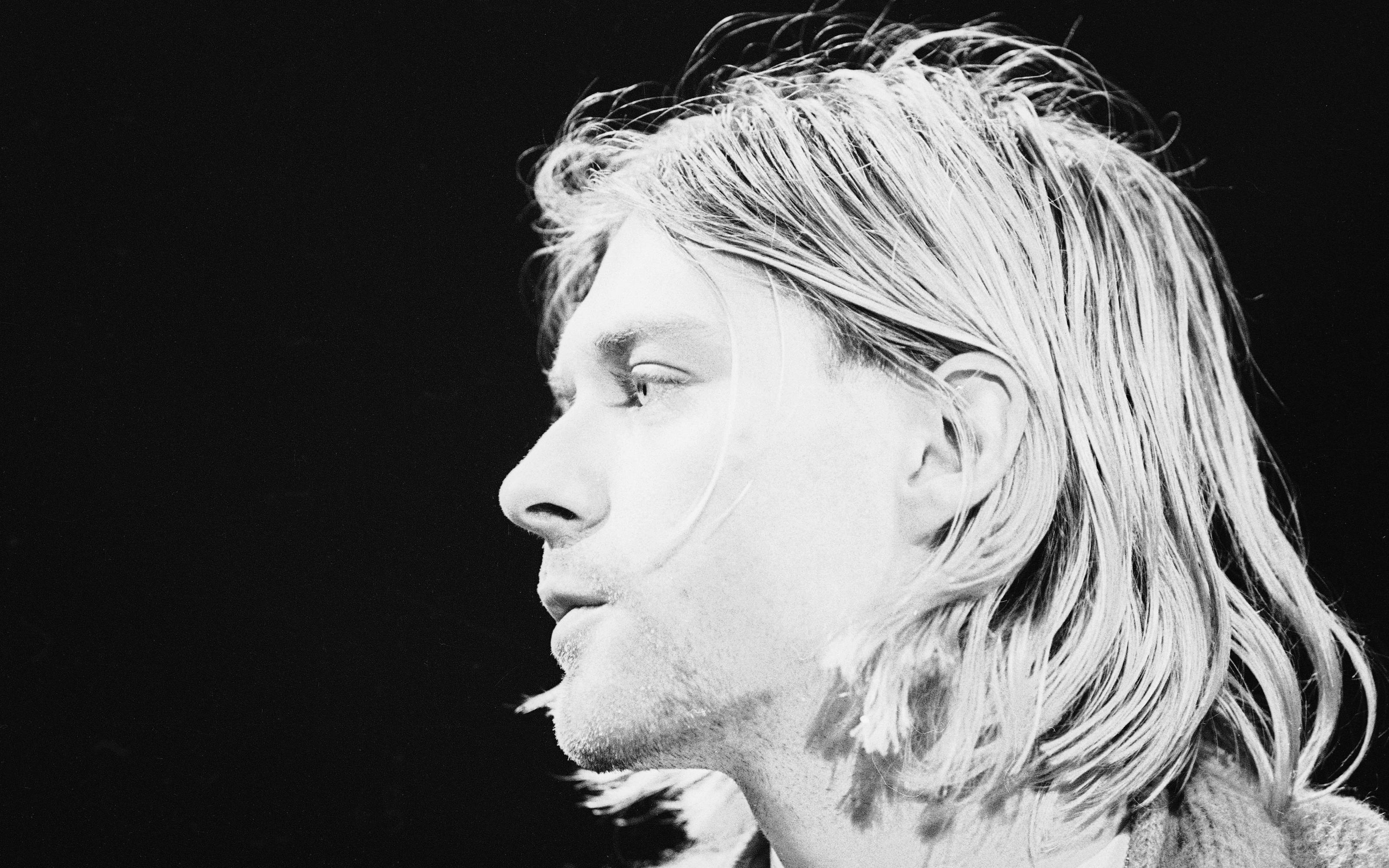 Kurt Cobain On &;MTV Unplugged&; wallpaper