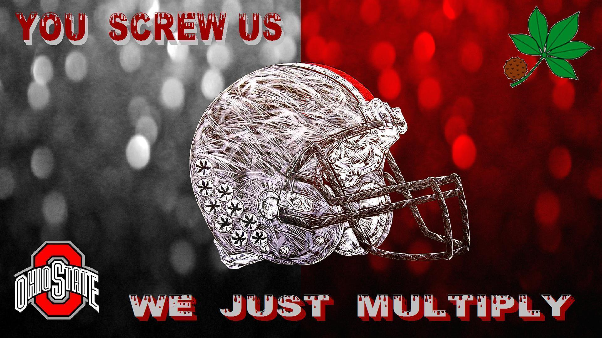 YOU SCREW US, WE JUST MULTIPLY State Football Wallpaper