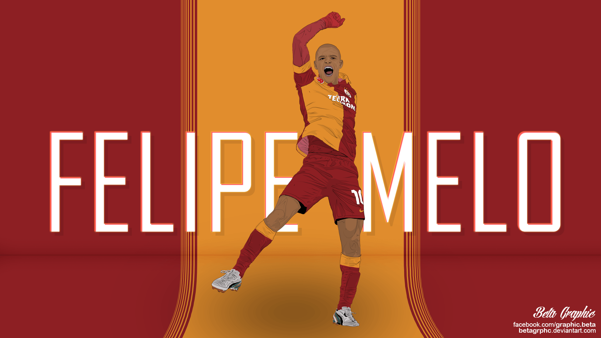 Felipe Melo Vector Wallpaper