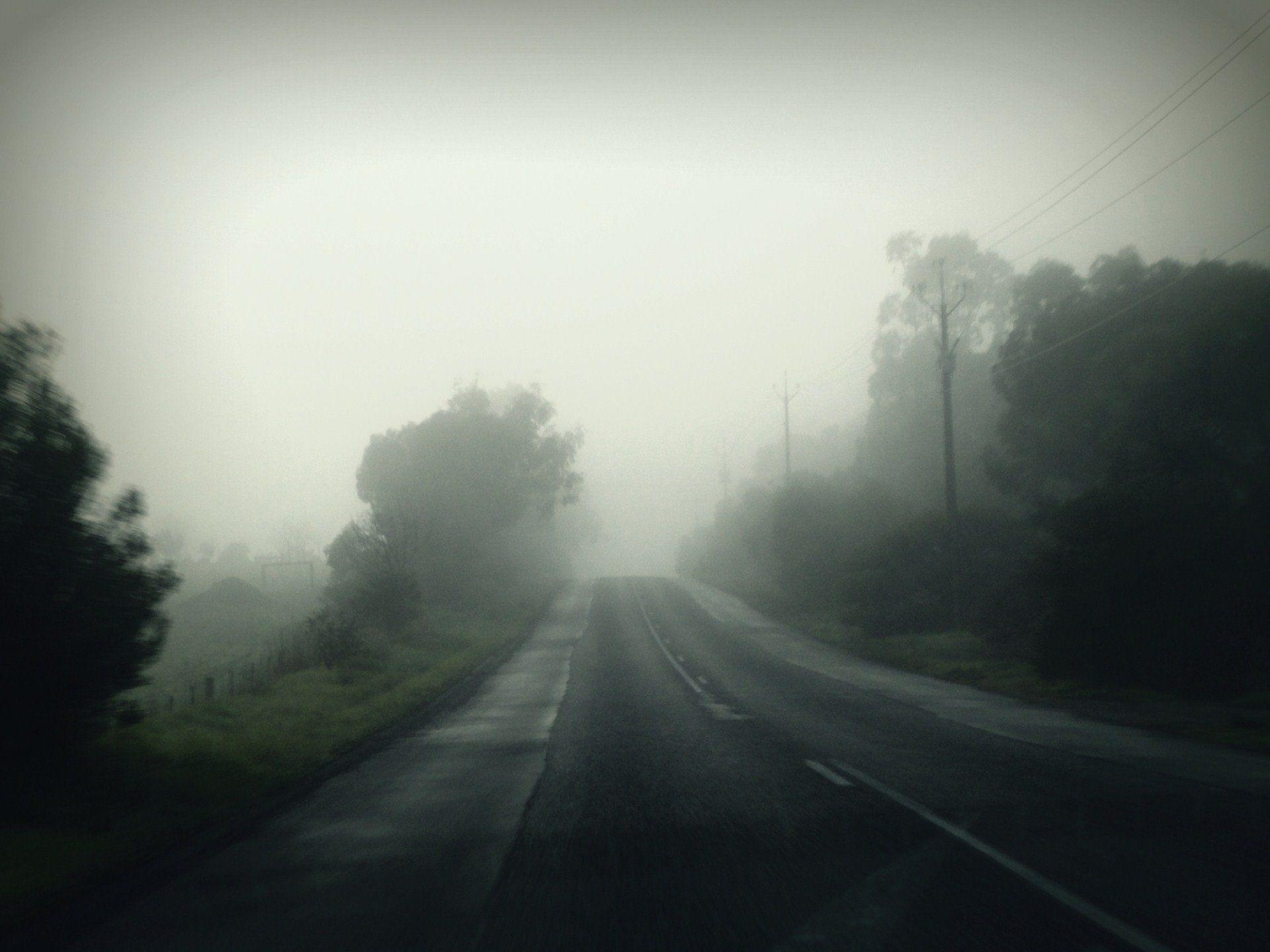 Landscapes fog Silent Hill roads wallpaperx1440
