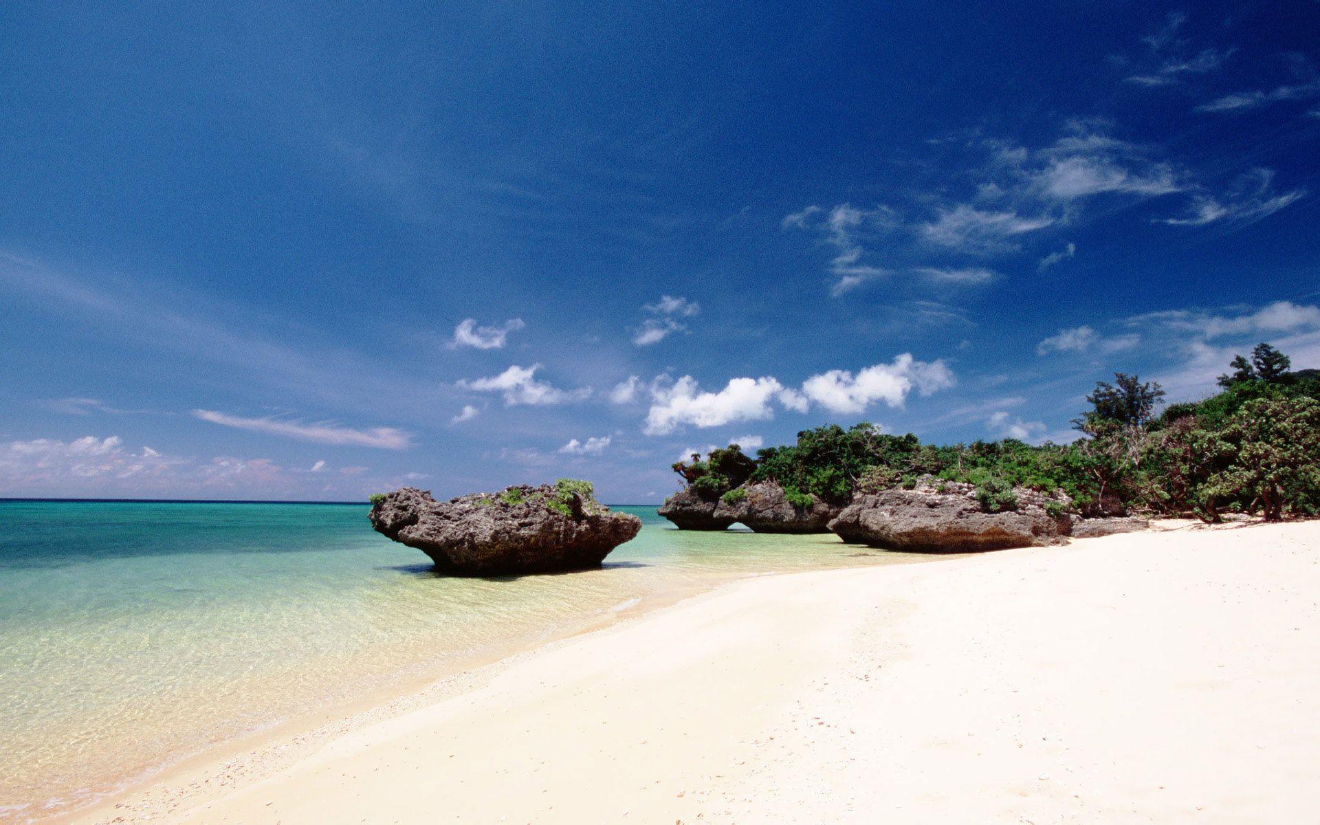 Japan Okinawa Island Beaches Wallpaper tourist