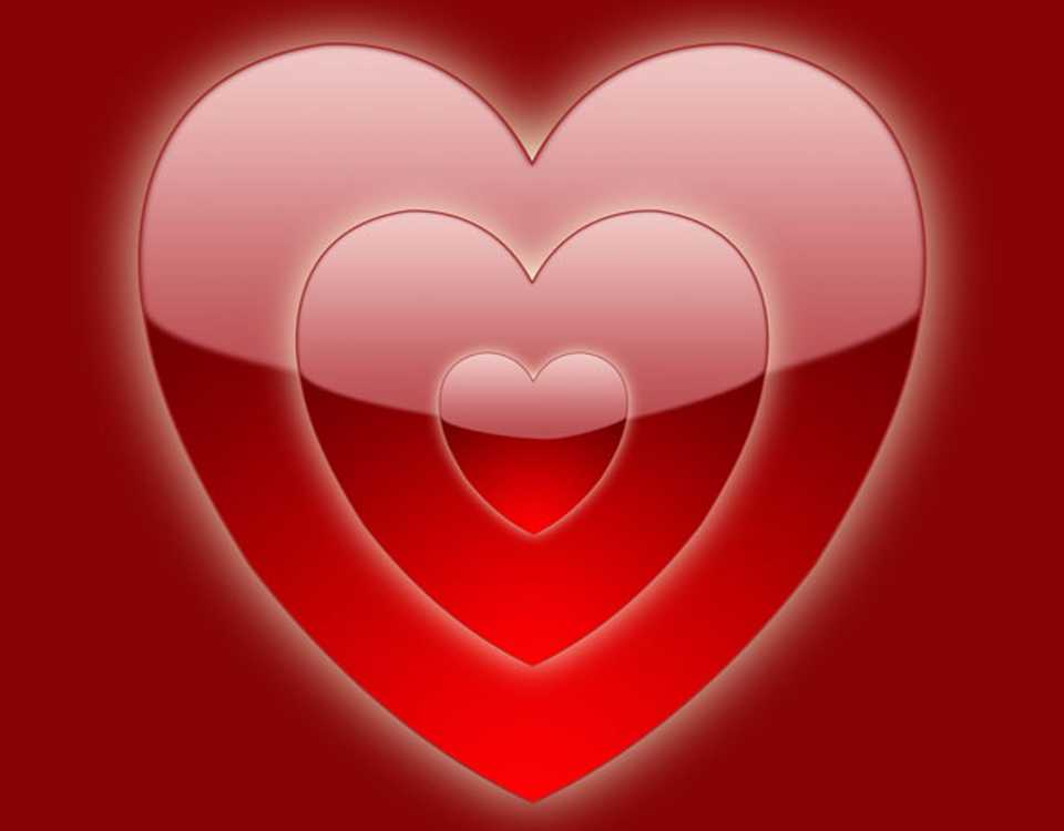 Free Shiney Red Heart Background. Twitter Background. Wallpaper