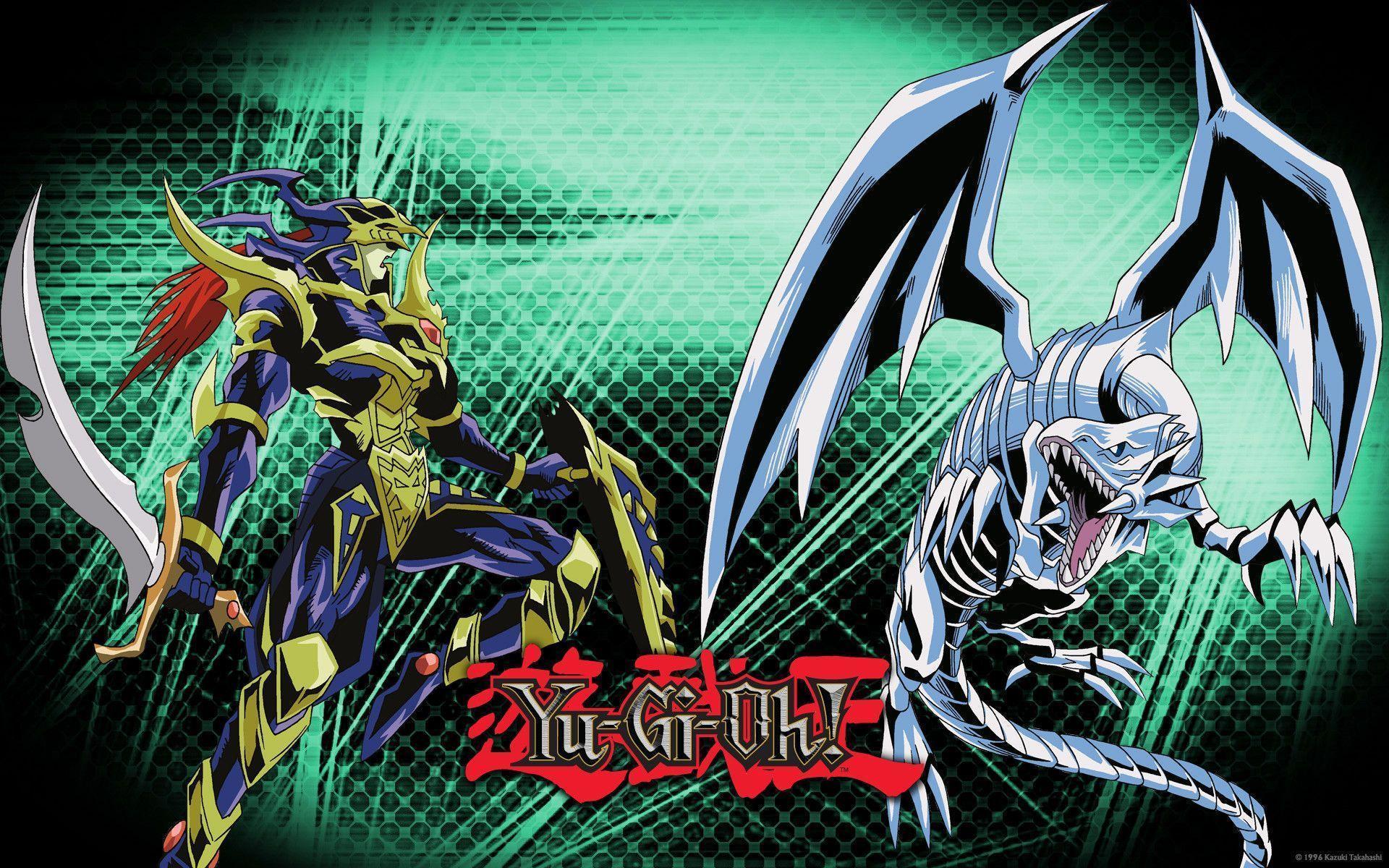 Black Luster Soldier and Blue Eyes White Dragon Anime
