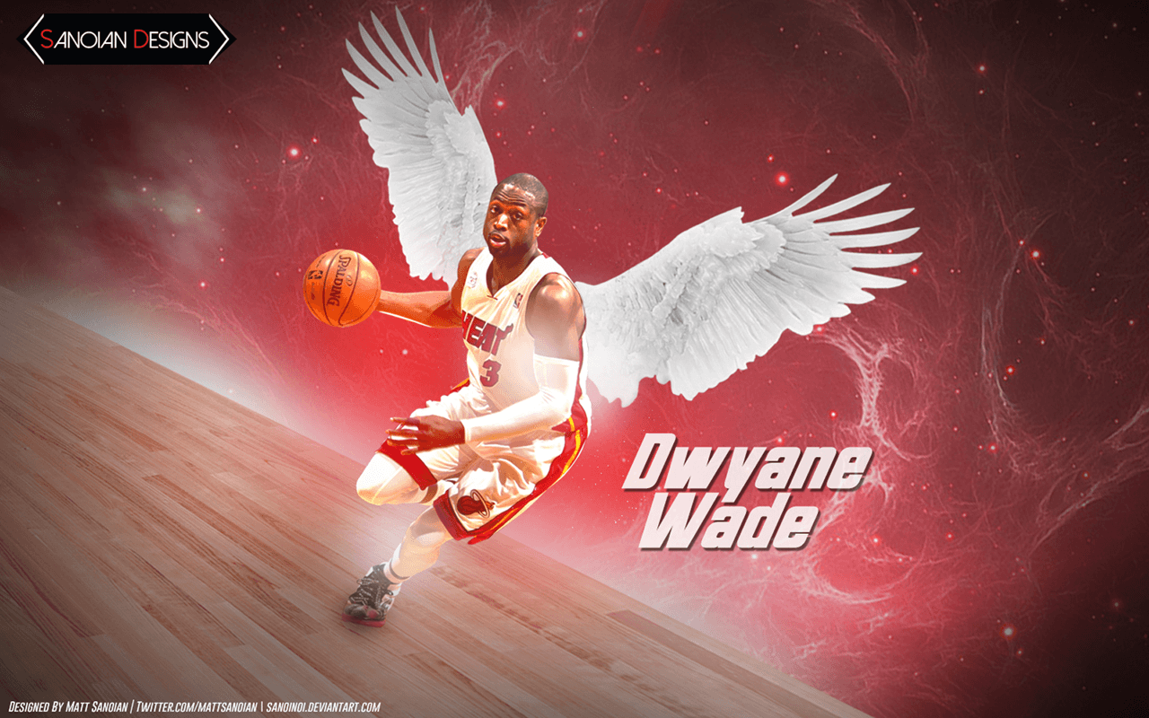 Miami Heat Dwyane Wade NBA All Star Wallpaper