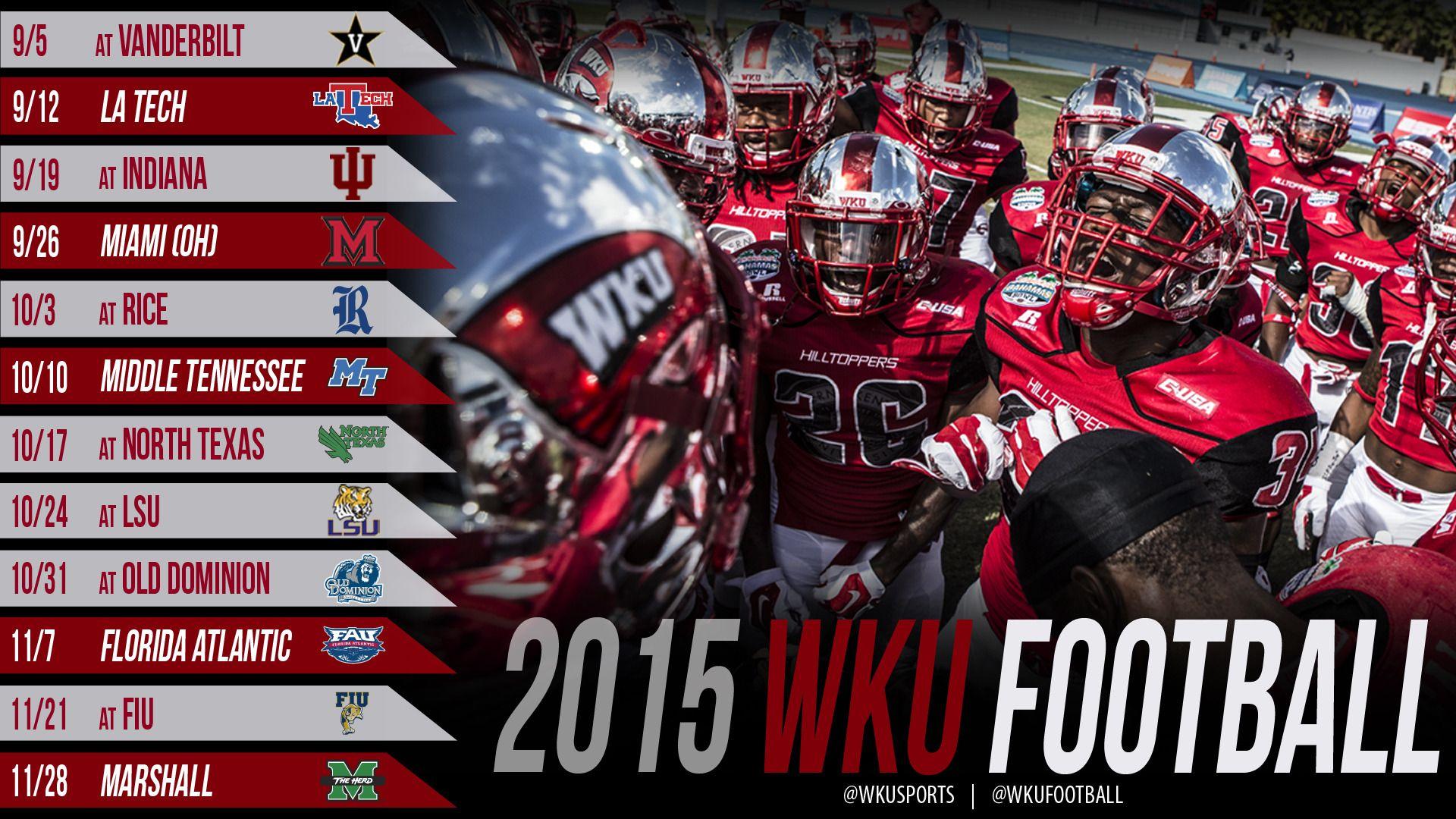 Hilltoppers Announce 2015 Football Schedule and Season Ticket