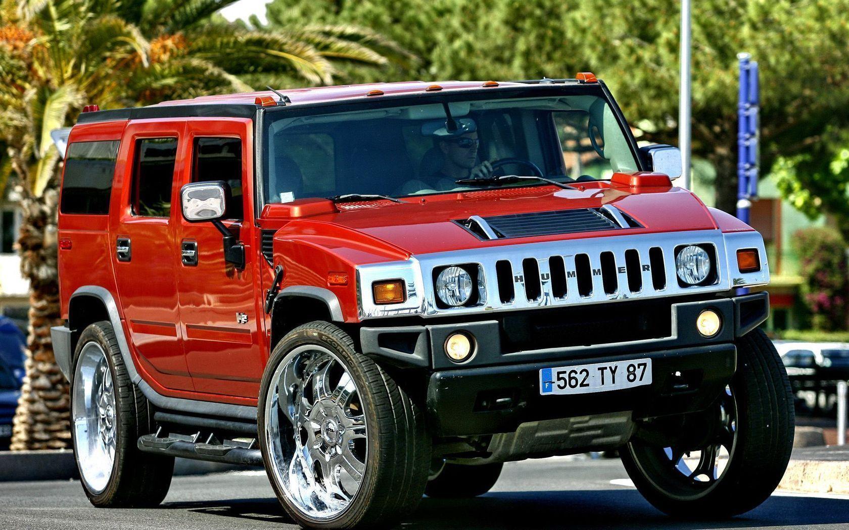 Picture Hummer H2 With Chrome Wheels HD Wallpaper