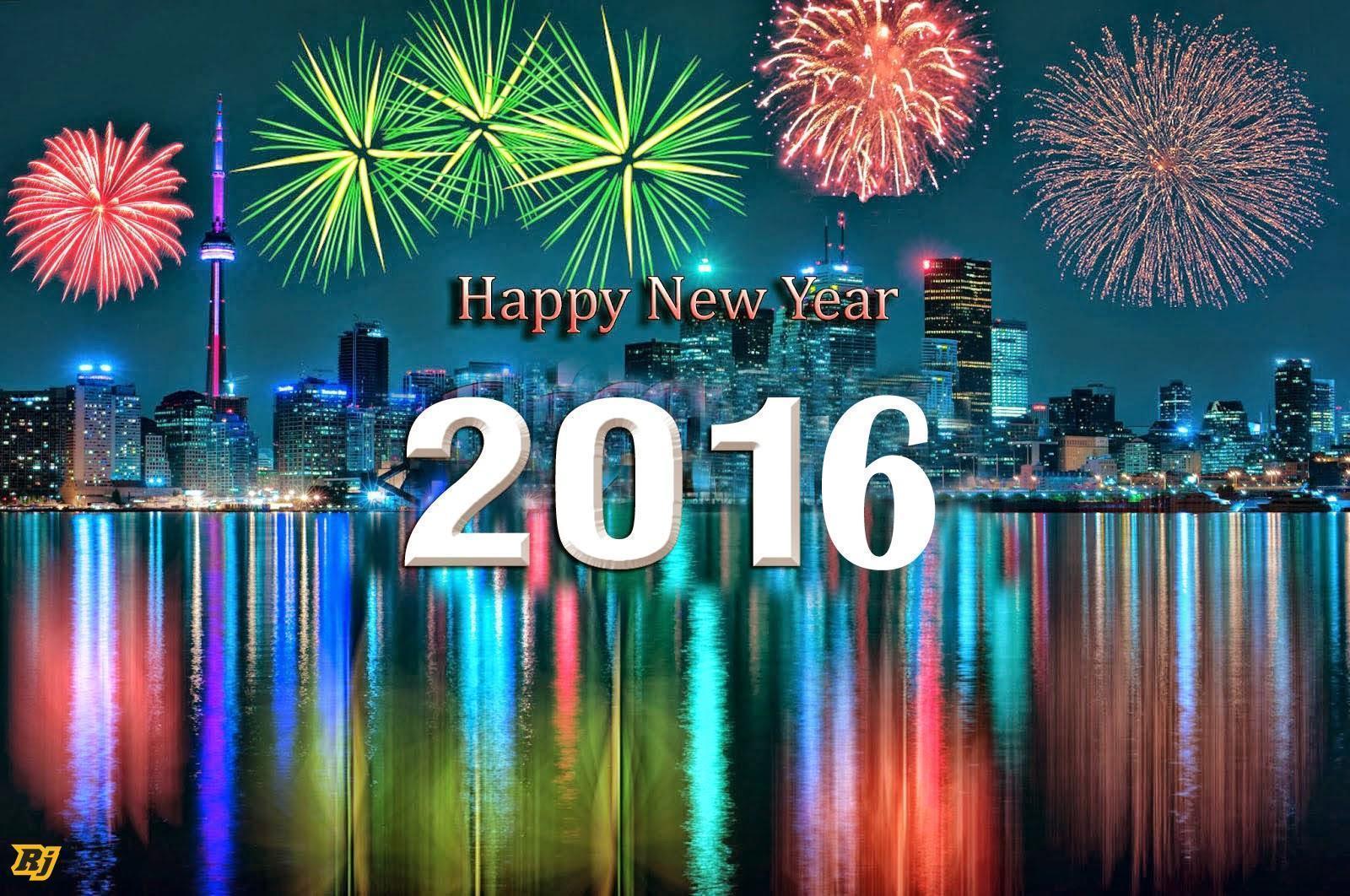 happy new year - new year 2016 HD wallpaper