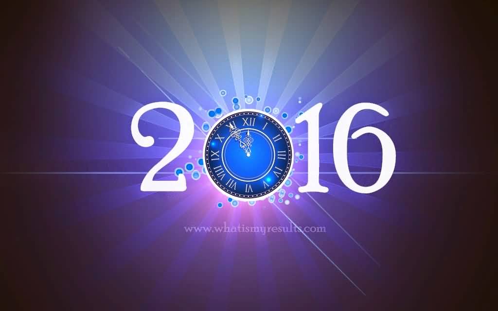 Happy New Year Clock Best New Year 2016 Wallpaper HD