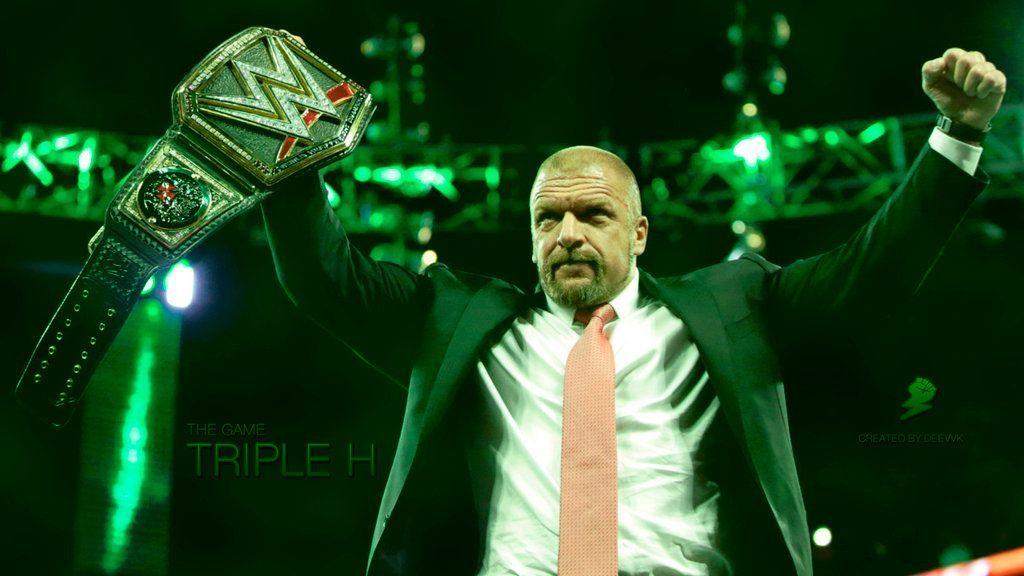 Triple H WWE Champion 2016 HD Wallpaper