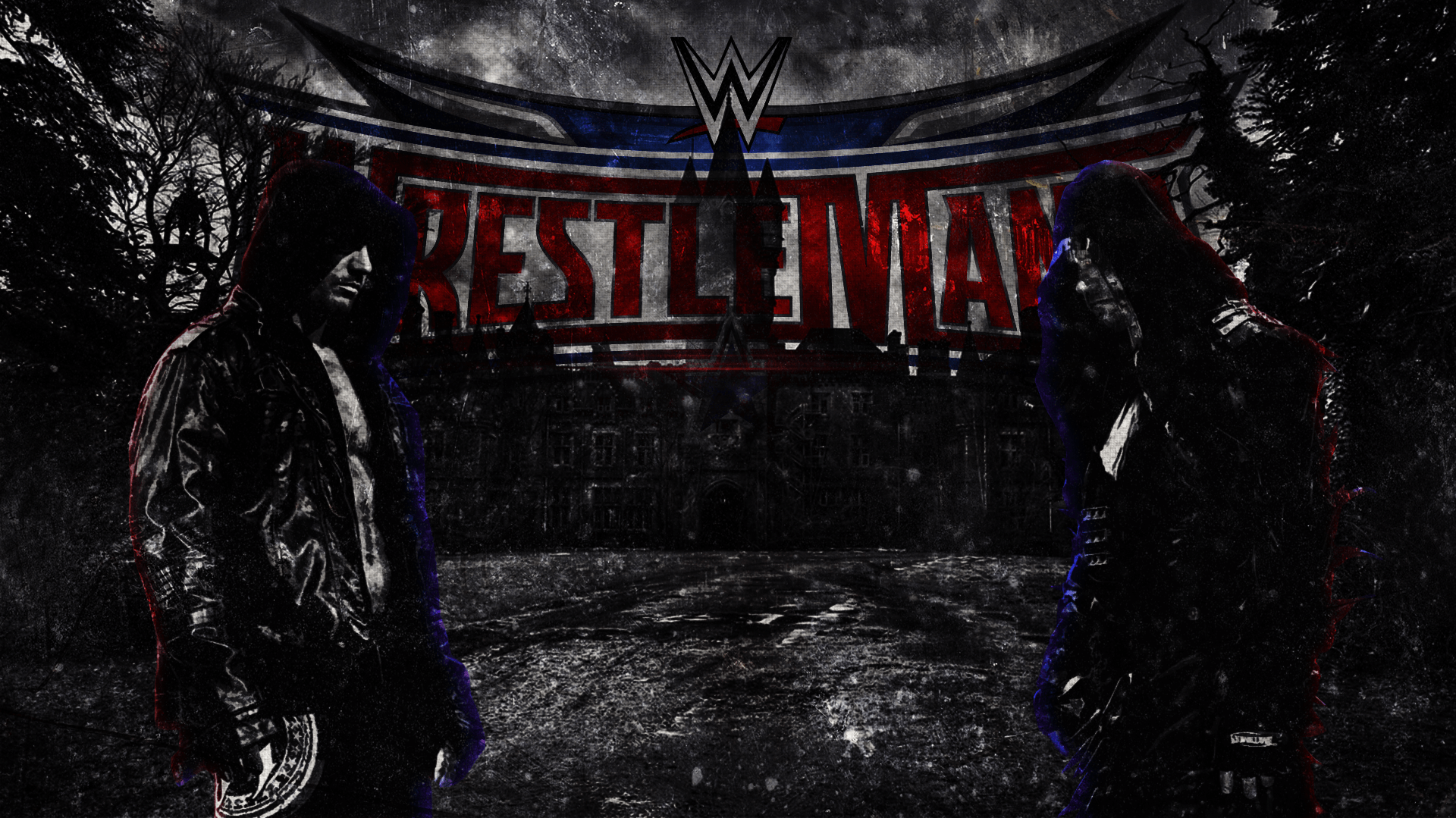 Wrestlemania32 Styles Vs. Undertaker Wallpaper By Fear Designer