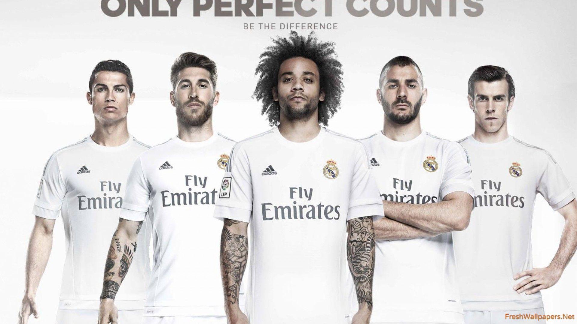 Real Madrid CF 2015 2016 Kit Wallpaper