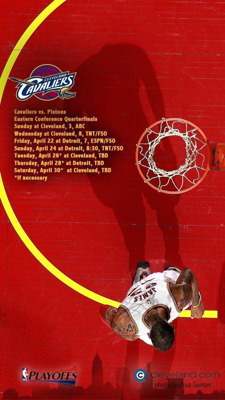 Download Cleveland Cavaliers NBA Playoffs 2016 schedule desktop