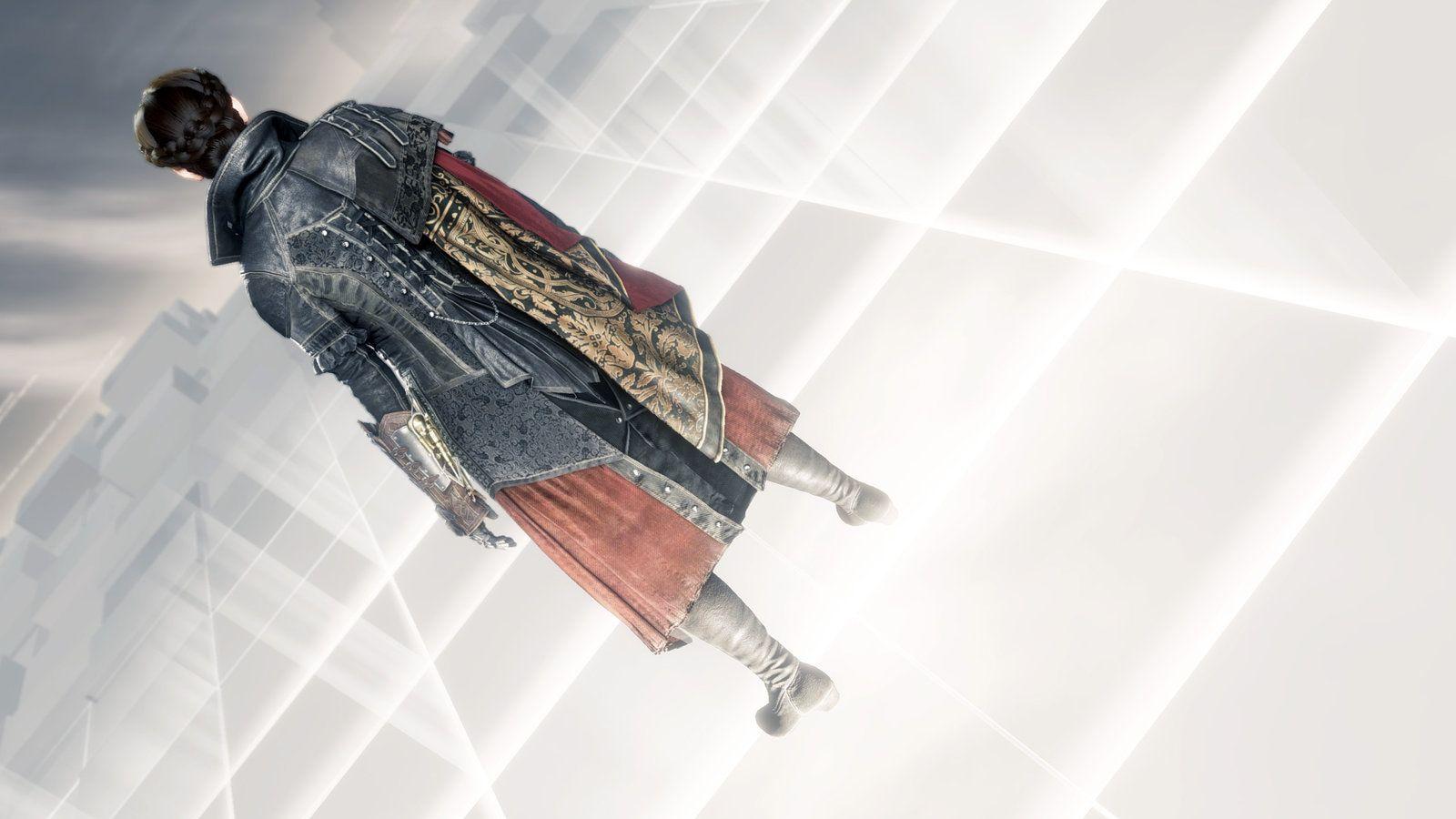 Evie Frye in Animus. Assassin&;s Creed Syndicate